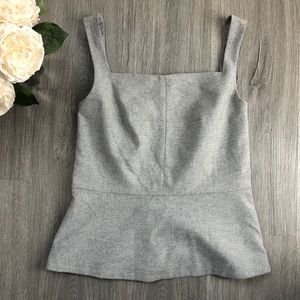 Banana Republic wool peplum top